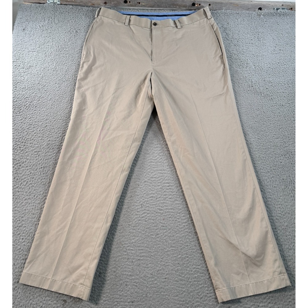 Brooks Brothers Pant Men's 36x31 Beige Lightweight Advantage Chinos Business